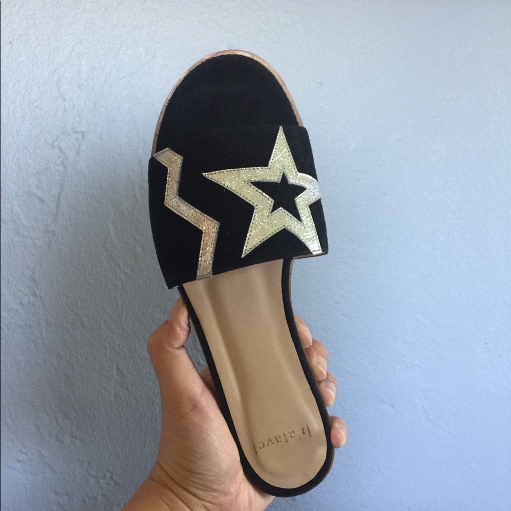 *i’alave* Women suede flat sandals_Black_SZ:36-41